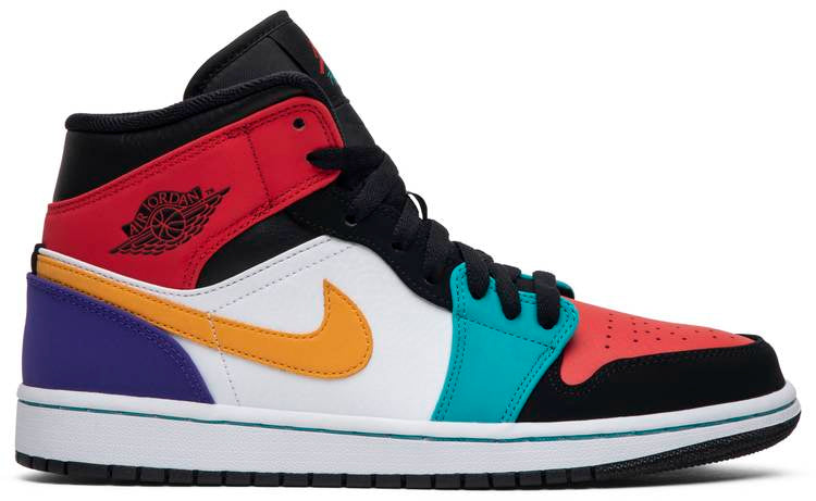 Air Jordan 1 Mid  Multi-Color  554724-125