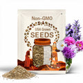 Aster Crego Mix Seeds - Delightful Blend of China Asters with Unique "Ostrich Plume" Petals, giving them a Dense, Shaggy, Fluffy Appearance