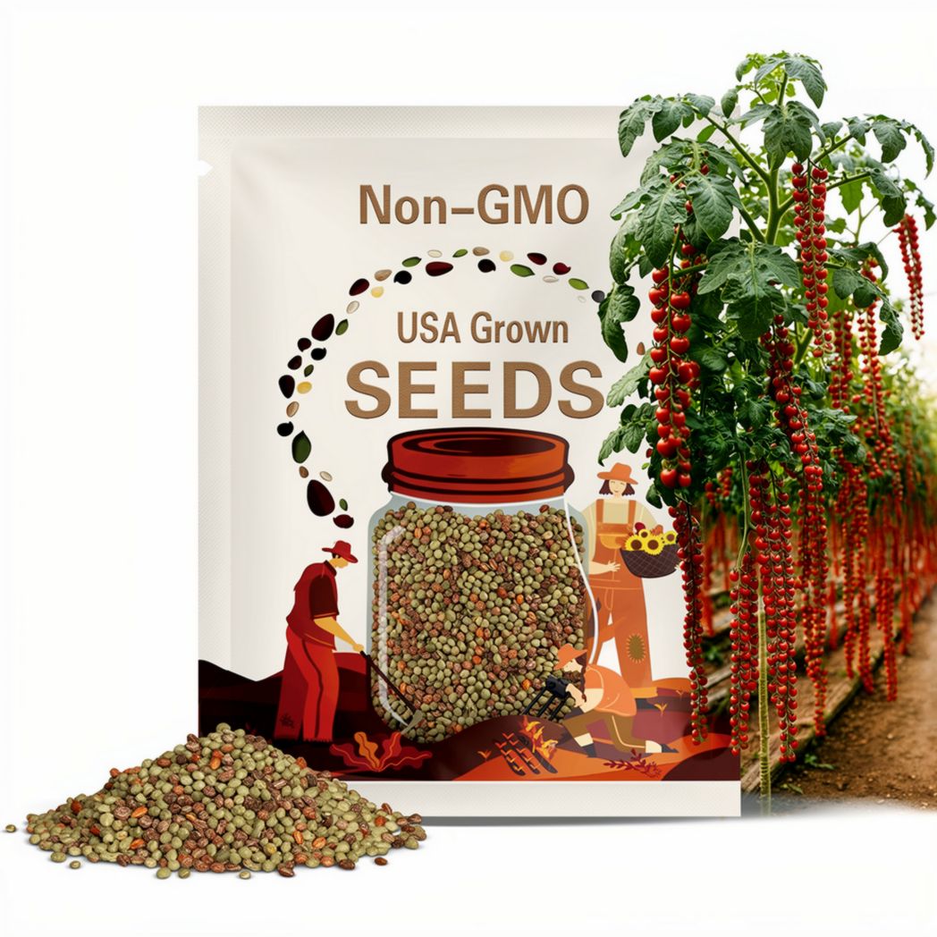 100+ Waterfall Tomato Seeds – Heirloom, Organic, Sweet & Rare Variety – High Yielding Garden Favorite