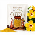 Yellow Hibiscus Seeds - Perennial - Edible, Cold Resistant, Showy Flowers, Attracts Pollinators - Plant in Spring or Early Summer