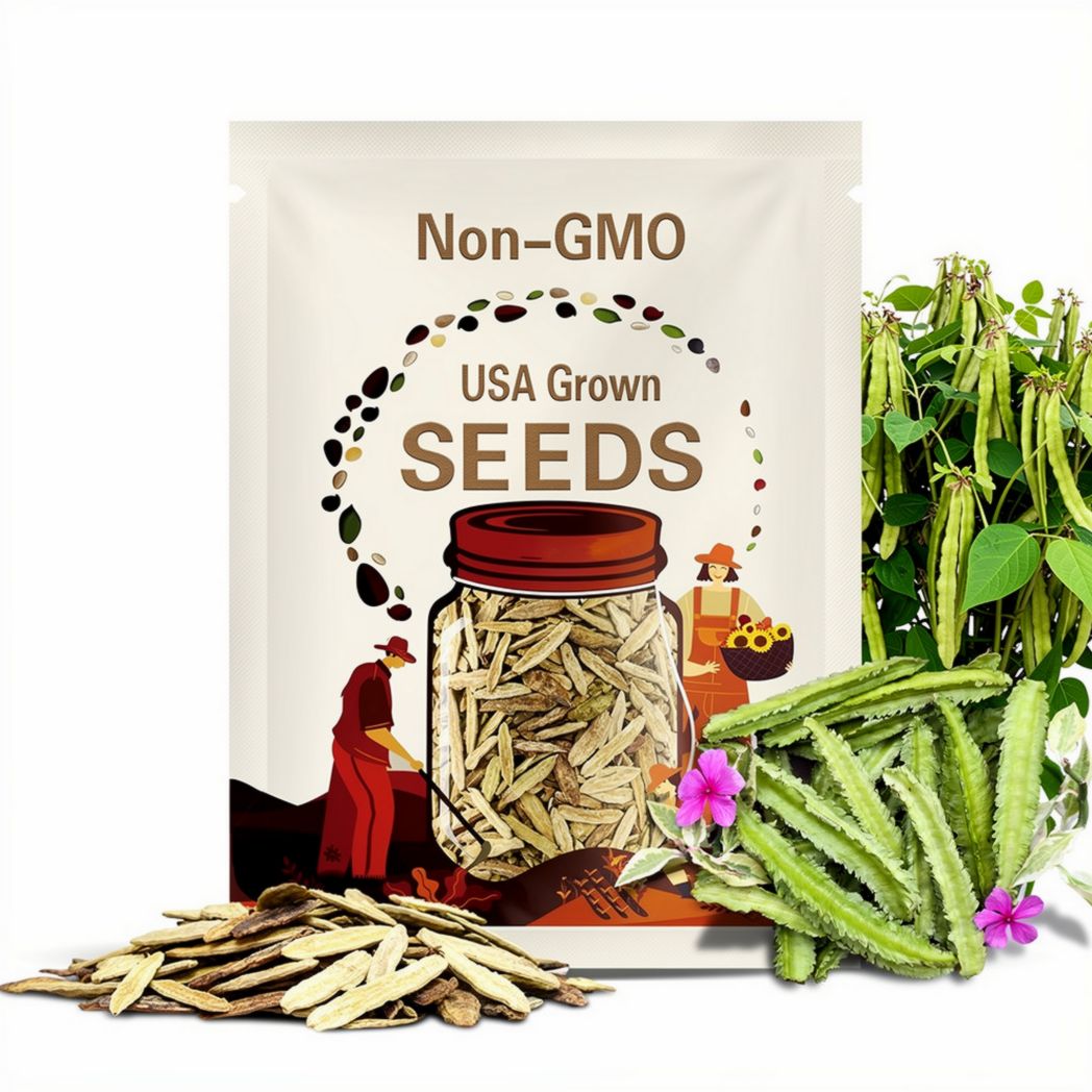 Winged Bean Seeds aka Dragon Bean - Heirloom Bean Vegetable Seeds