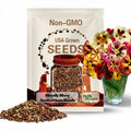 Bloody Mary Nasturtium Seeds - Fast Growing - Flowering -Open-Pollinating - Draft Resistant -Dwarf - Plant in Spring/Late Winter #254