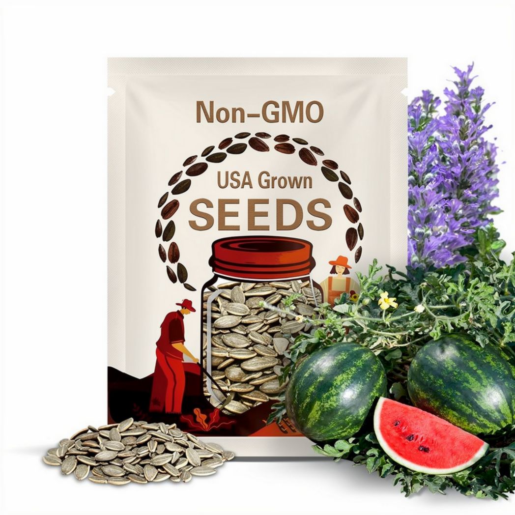 Watermelon Seeds - Organic, Heirloom, Open Pollinated, Non GMO - Grow Indoors, Outdoors, In Pots, Grow Beds, Soil, Hydroponics & Aquaponics