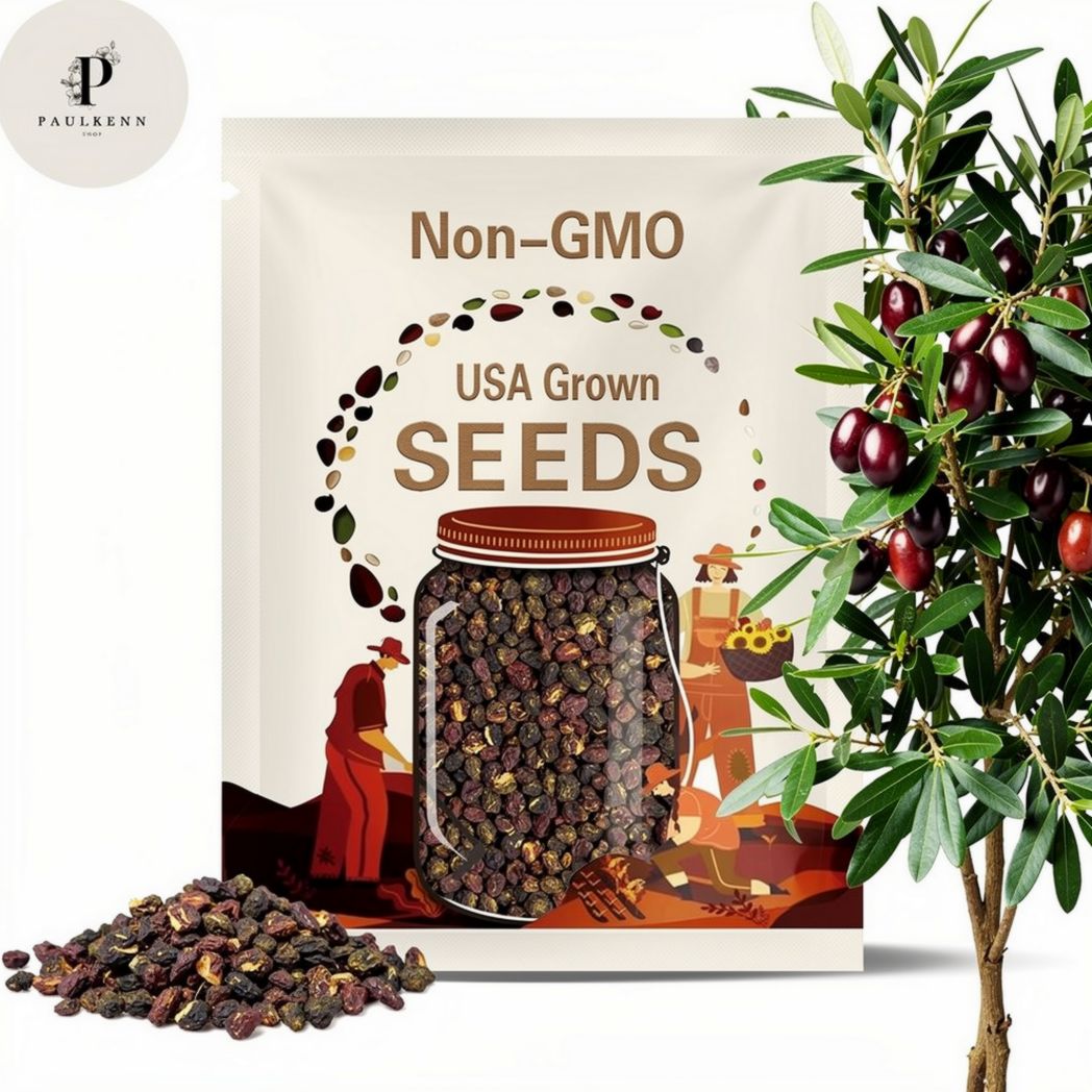 10 Kalamata Olive Tree Seeds: Greek Heirloom Variety for Bonsai